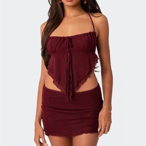 Edikted Ariyah Open Tie Back Top